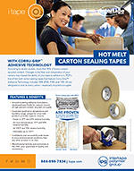 IPG Carton Sealing Tapes with CORRU-GRIP Technology