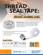 IPG Thread Seal Tape Flyer