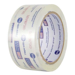 Intertape - Packing Tape: 3″ Wide, Clear, Acrylic Adhesive