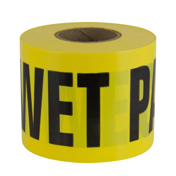 Wet Paint Barricade Tape