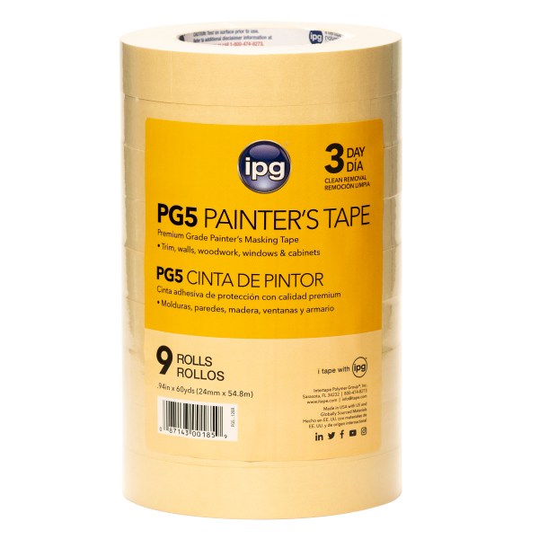 PG5...128R 9pk Consumer Painters Tape