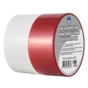 Consumer Sheathing Tape White and Red