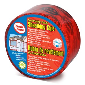 Tuck Tape Sheathing Red