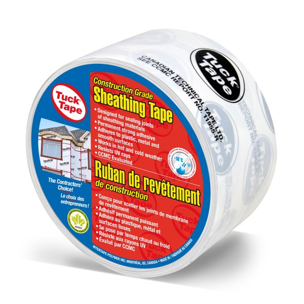 Tuck Tape Sheathing White