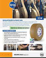 IPG 534 Flatback Packaging Tape