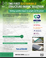 IPG NovaShield First Sustainable Structure Fabric