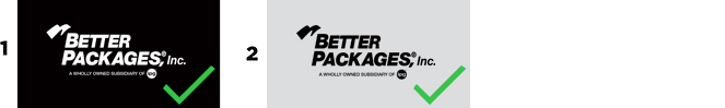 Acceptable Better Packages Logos