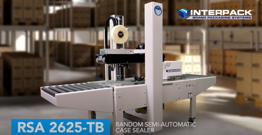 Interpack RSA 2625-TB Case Sealer for Packaging Automation