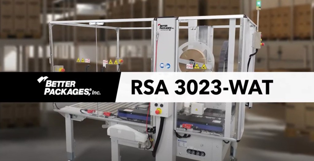 RSA 3023-WAT Case Sealer - Packaging Automation