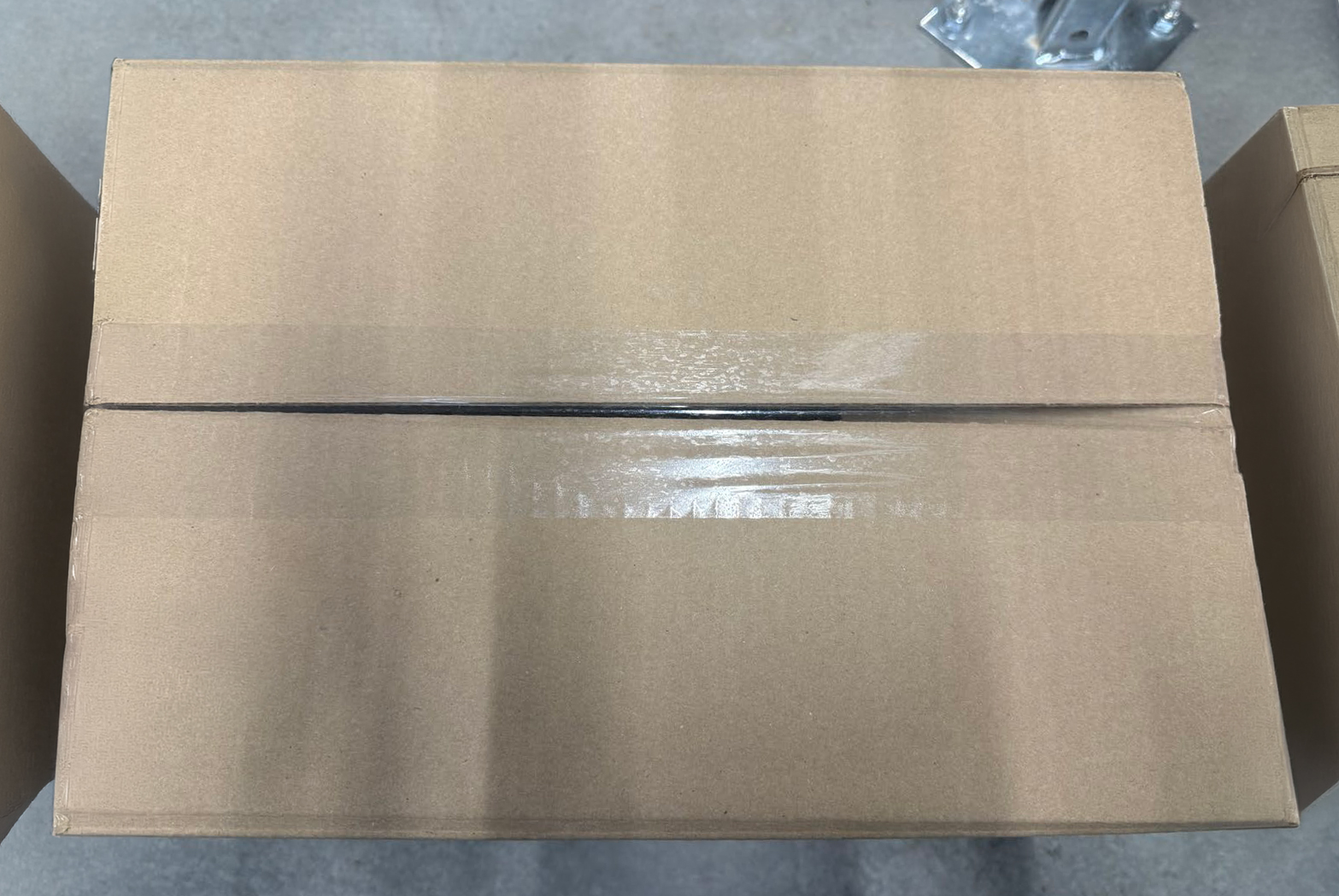 Carton sealed with competitor tape