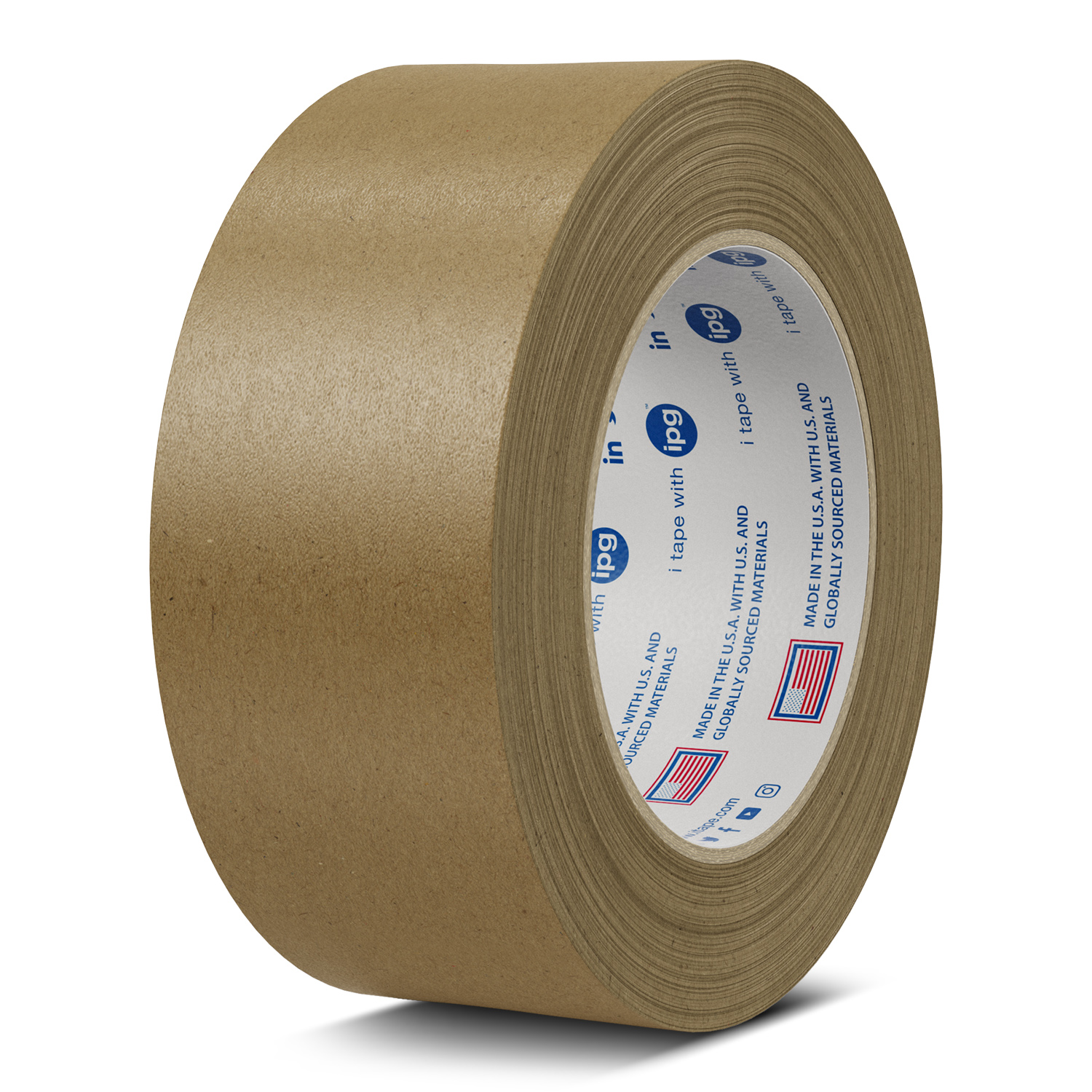 Intertape 530 Utility Grade Flatback Tape, 72mm x 55m, Brown Intertape 530 Utility Grade Flatback Tape, 72mm x 55m, Brown