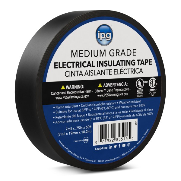 607 Electrical Tape Black - 85835