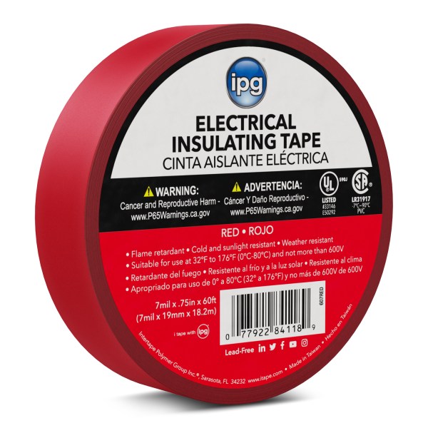 607 Electrical Tape Red - 85832
