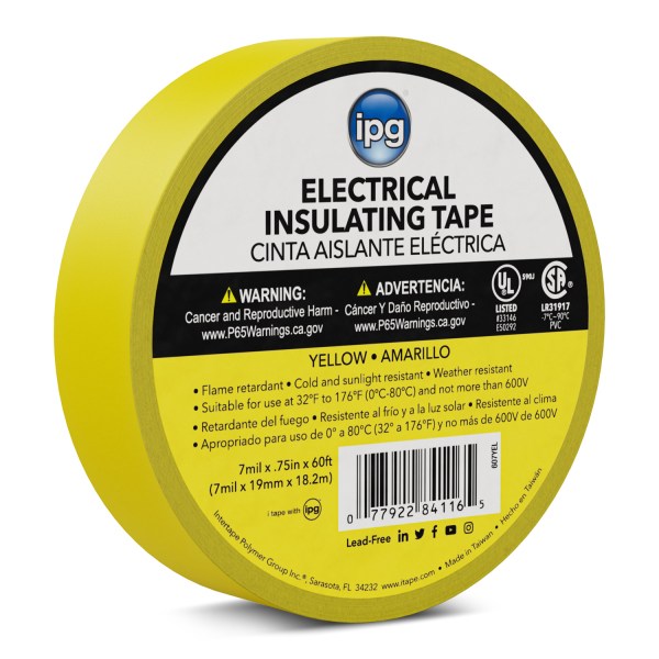 607 Electrical Tape Yellow - 85830