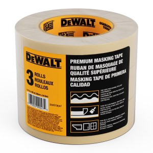 3 Roll Pack Dewalt Premium Masking Tape