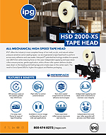 HSD 2000-XS TAPE HEAD SELL SHEET